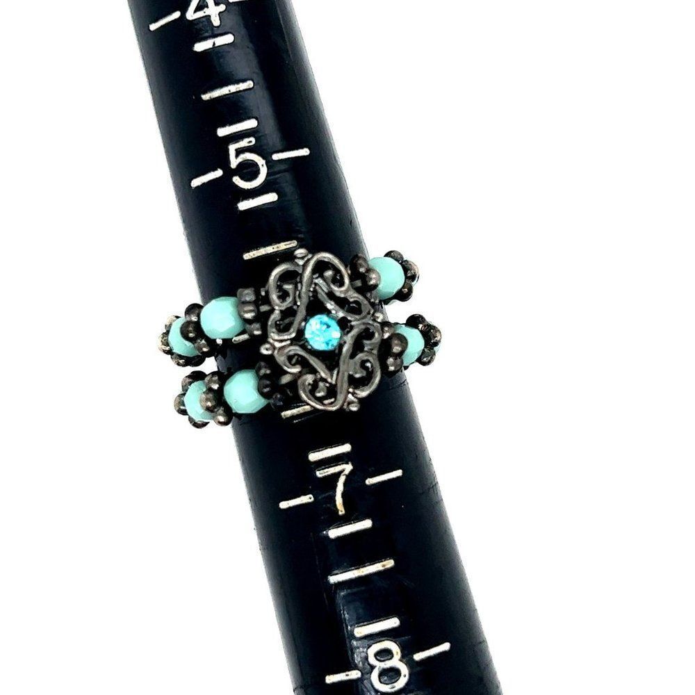 Double Strand Beaded Ring‎ - Picture 4 of 4